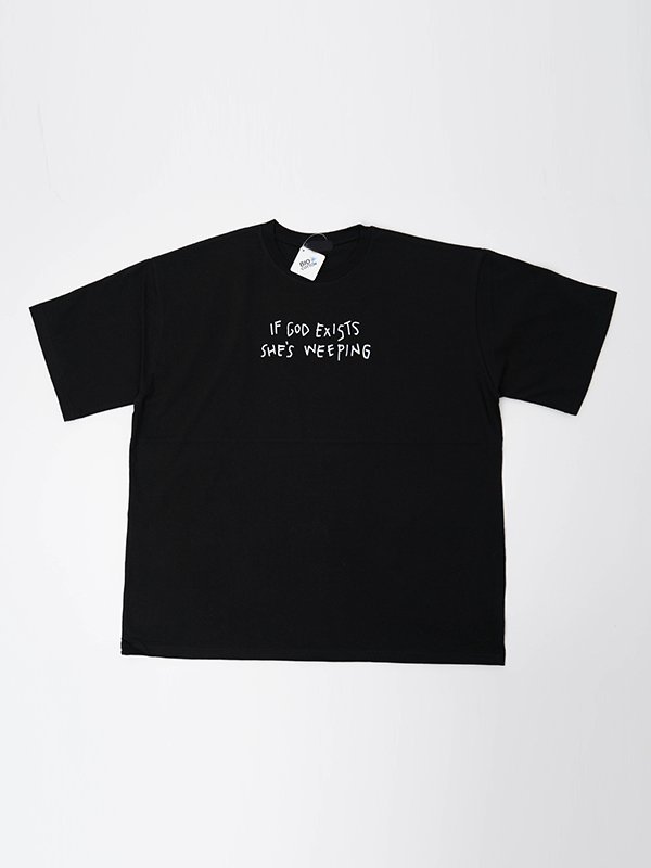 이프갓 오버핏 반팔 티셔츠 |2color|(남녀공용)